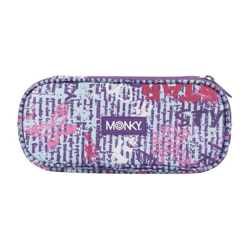 Picture of Pencil Case 3comp Monky