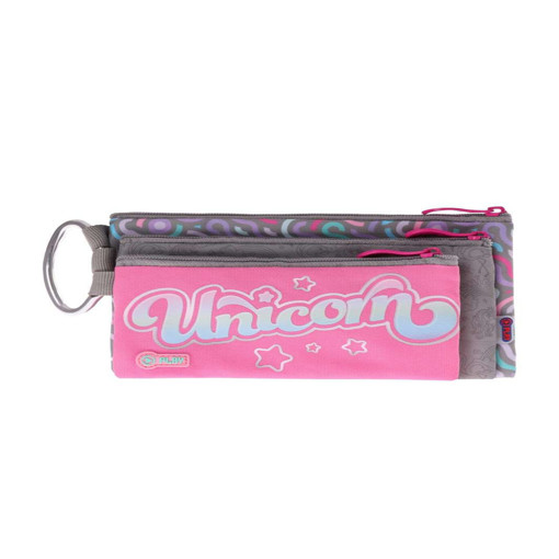 Picture of Pencil Case 3comp XL3 Pastel Unicorn Statovac
