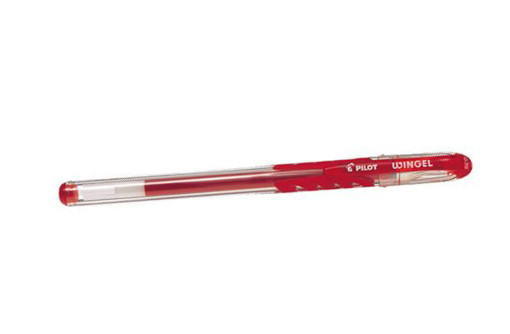 Picture of Ball Pen Red 0.7mm Gel Pilot Wingel