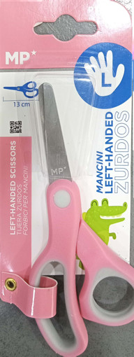 Picture of Scissor For Kids Metal 13cm Pink Left Handed MP