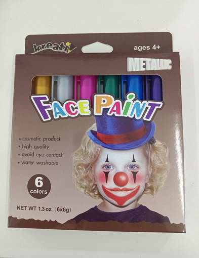 Picture of Face Painting 6clrs Metallic Kreative