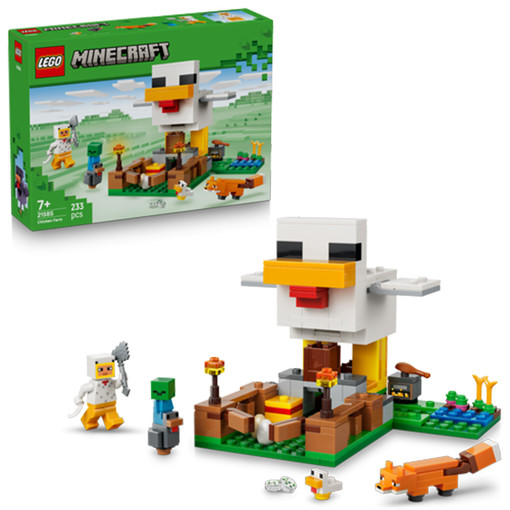Picture of Lego Minecraft Chicken Farm