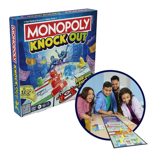 Picture of Foreign Games Age 8+ Hasbro,Monopoly Knock Out