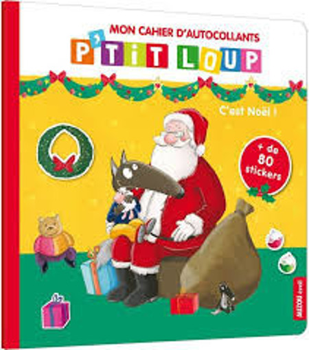 Picture of Ptit Loup Mon Cahier D'Autocollants Noel